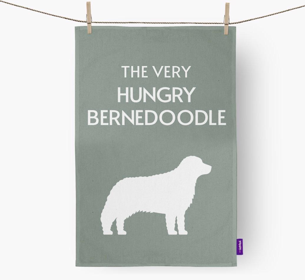 'The Very Hungry...' - Personalized {breedFullName} Dish Towel