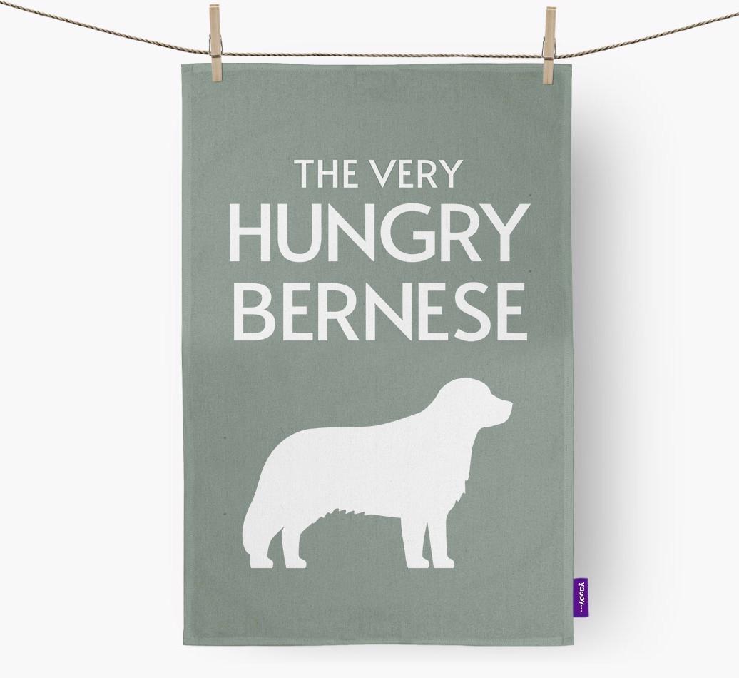 'The Very Hungry...' - Personalized {breedFullName} Dish Towel
