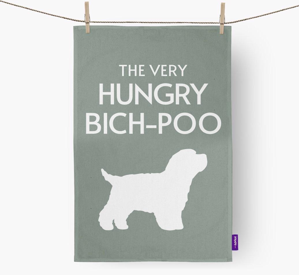 'The Very Hungry...' - Personalized {breedFullName} Dish Towel