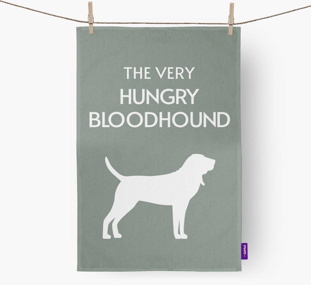 'The Very Hungry...' - Personalized {breedFullName} Dish Towel