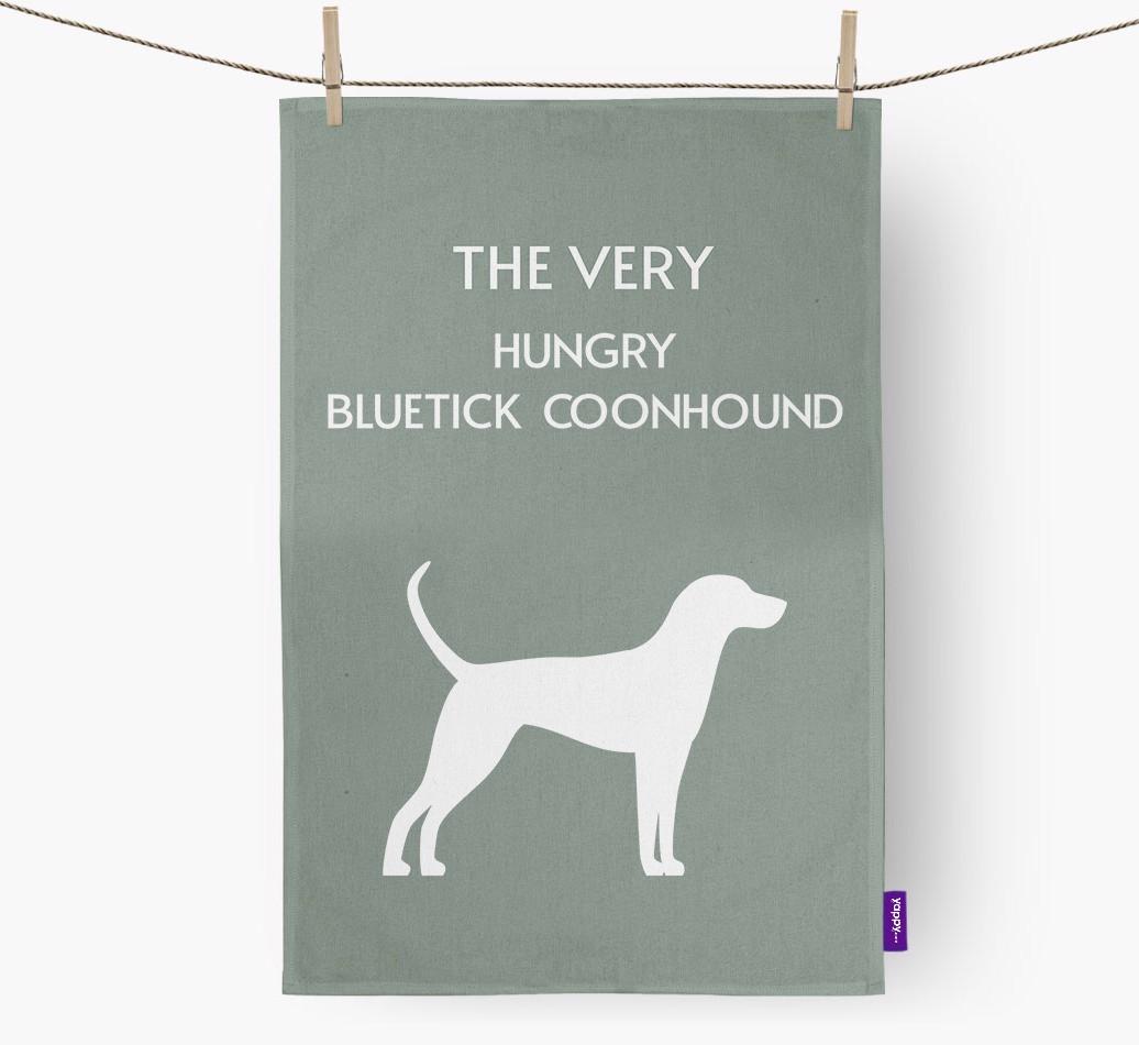 'The Very Hungry...' - Personalized {breedFullName} Dish Towel