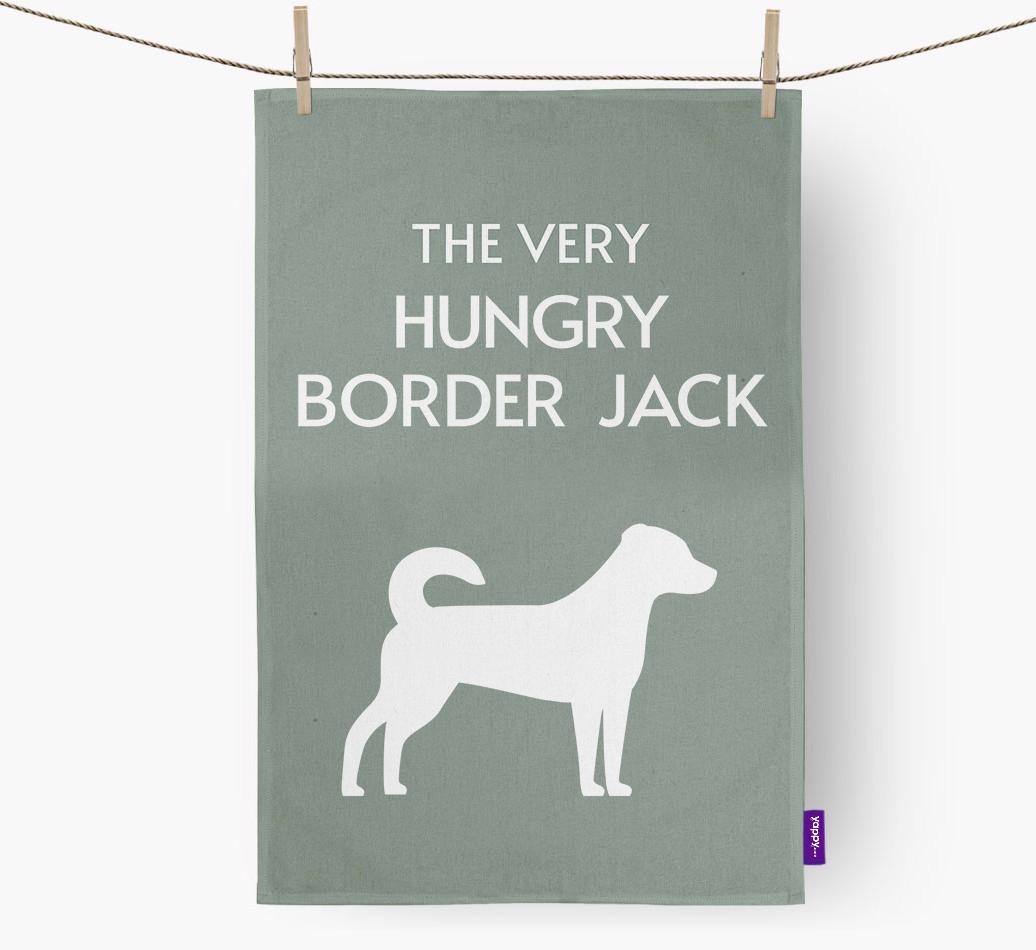 'The Very Hungry...' - Personalized {breedFullName} Dish Towel