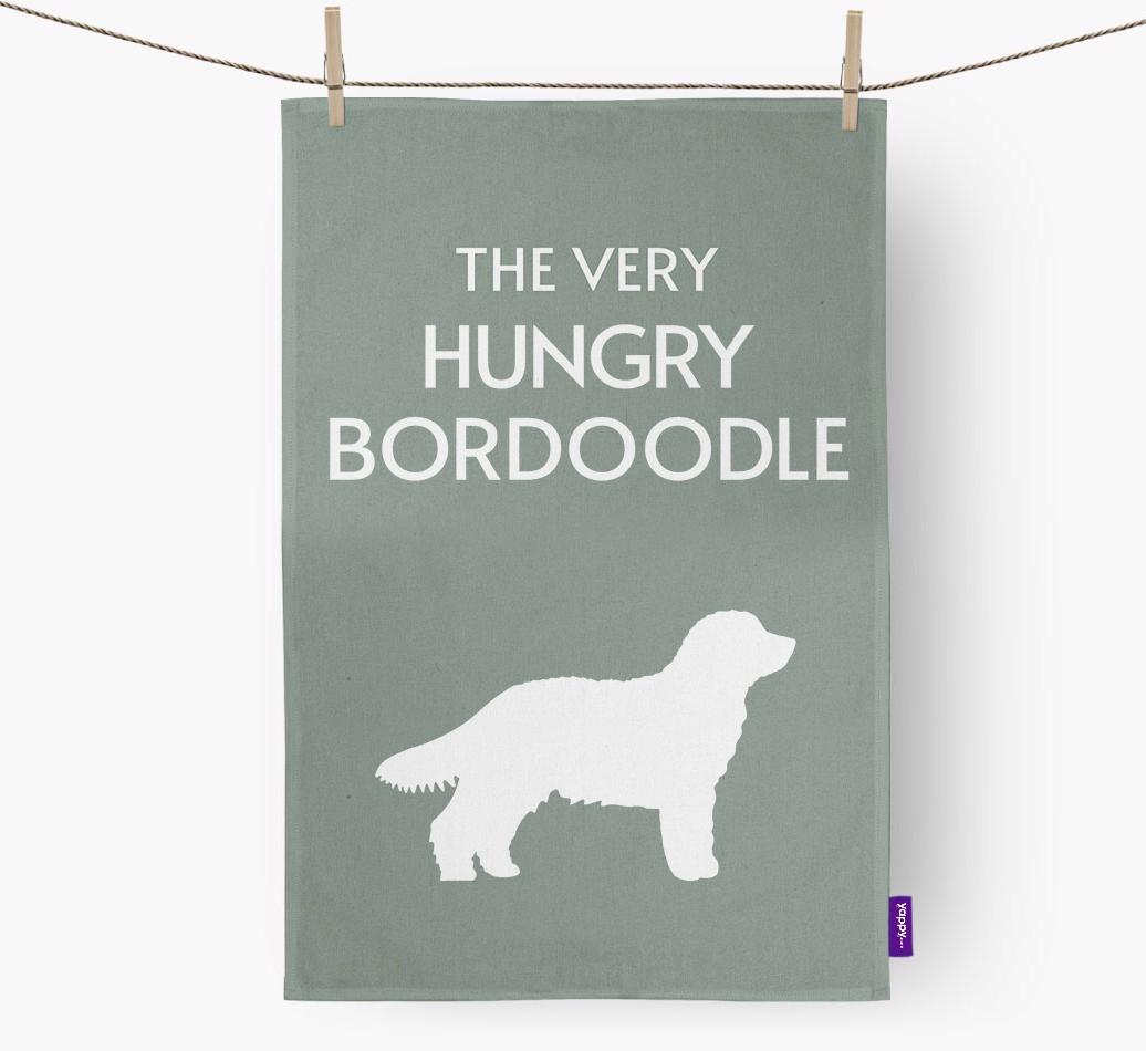 'The Very Hungry...' - Personalized {breedFullName} Dish Towel