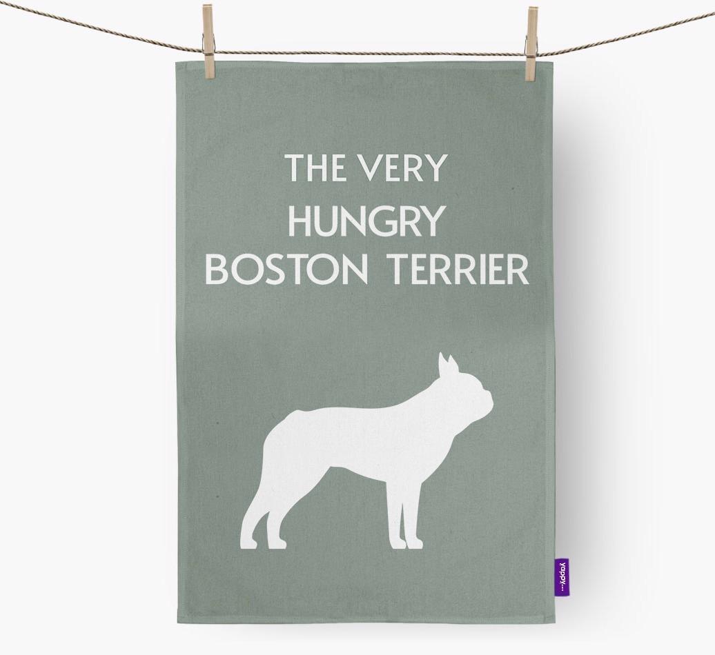 'The Very Hungry...' - Personalized {breedFullName} Dish Towel