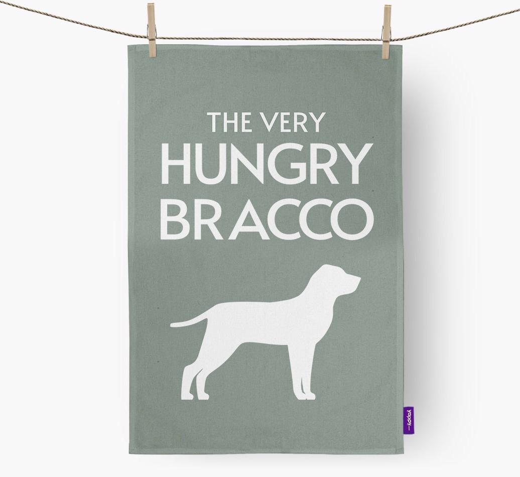 'The Very Hungry...' - Personalized {breedFullName} Dish Towel
