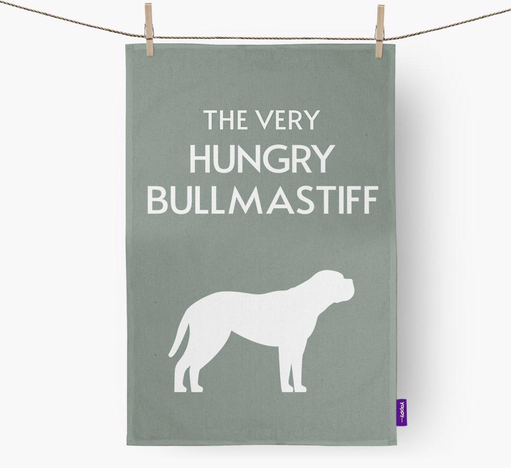 'The Very Hungry...' - Personalized {breedFullName} Dish Towel