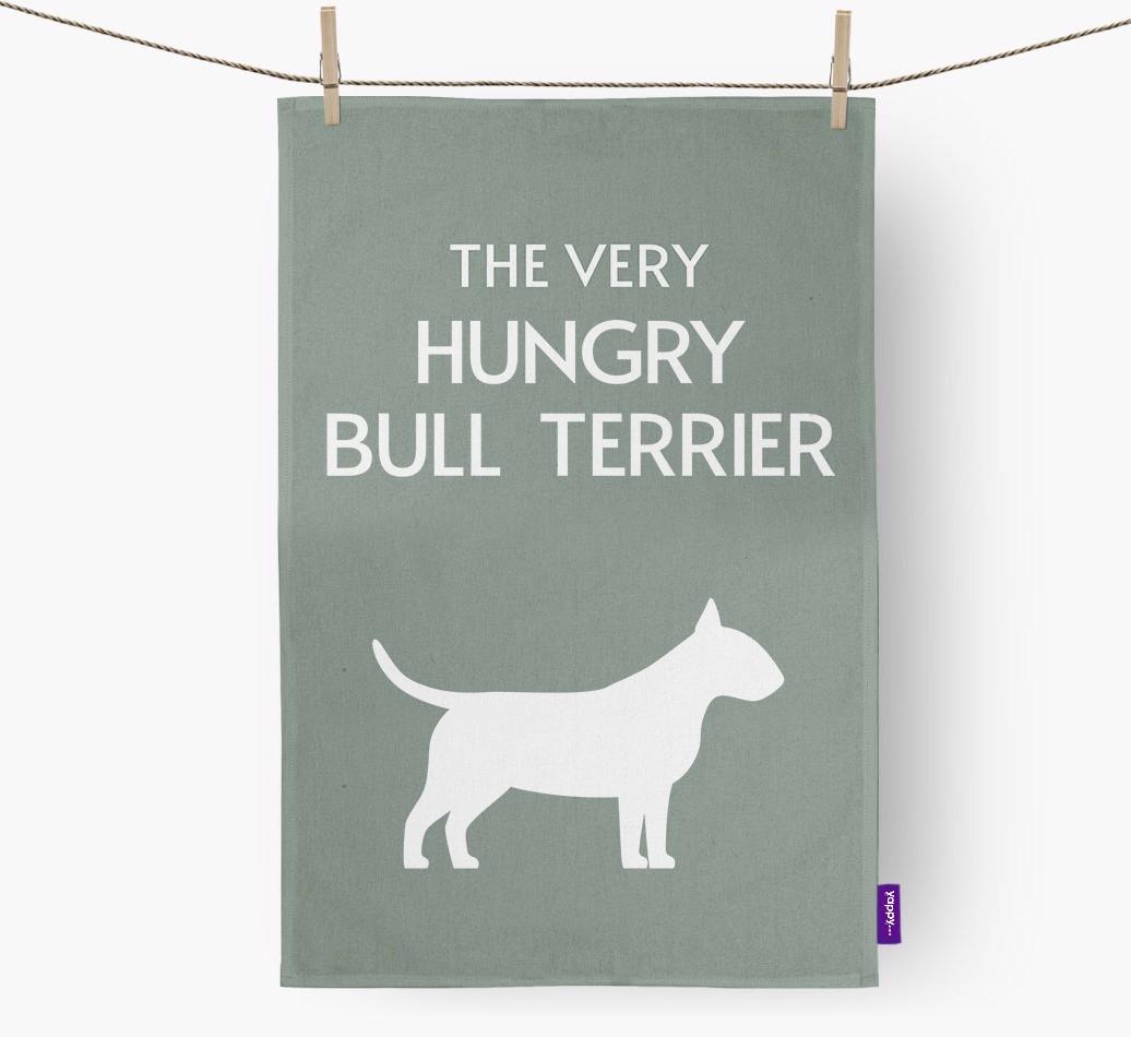 'The Very Hungry...' - Personalized {breedFullName} Dish Towel
