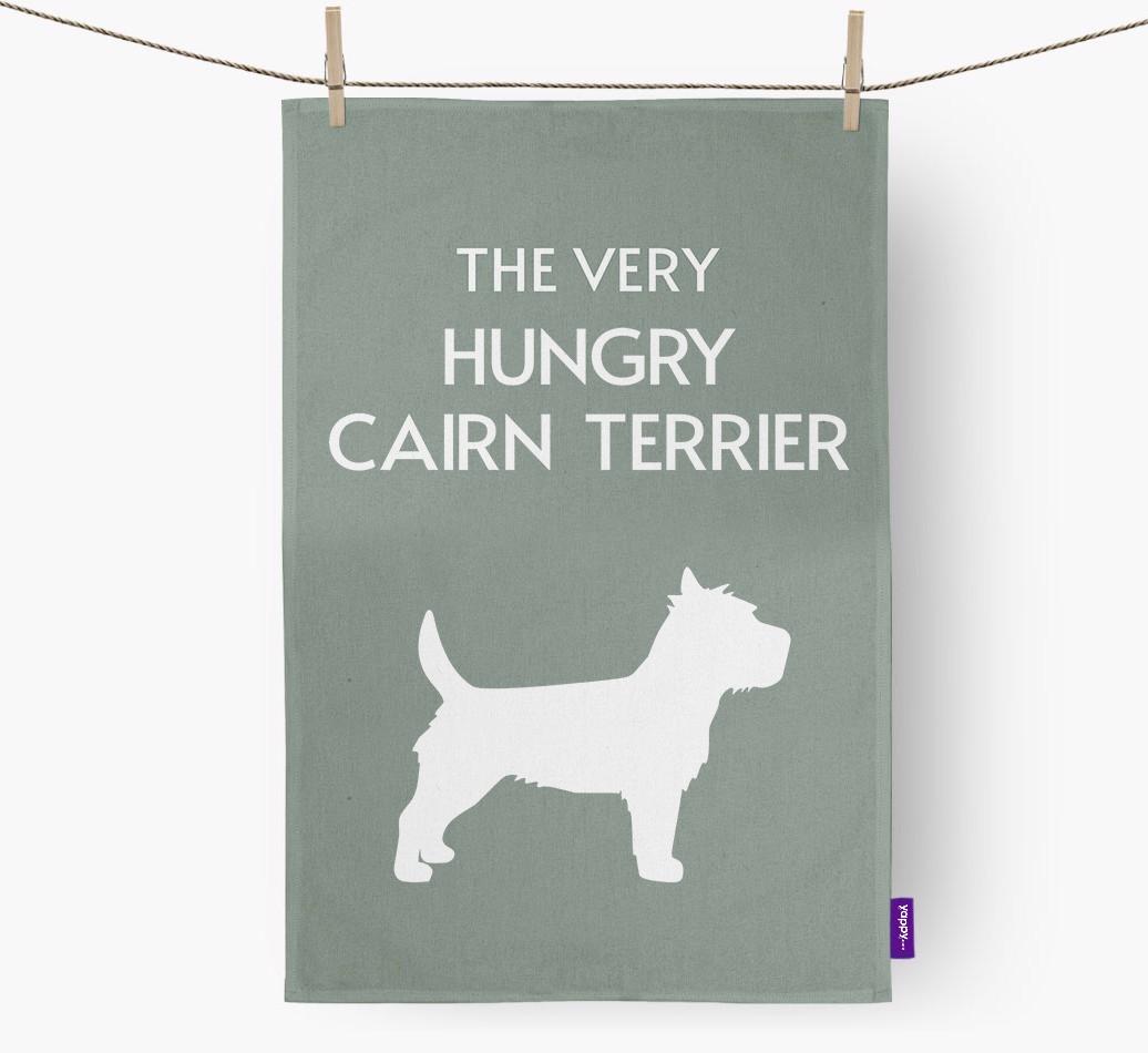 'The Very Hungry...' - Personalized {breedFullName} Dish Towel