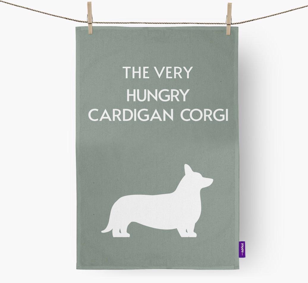 'The Very Hungry...' - Personalized {breedFullName} Dish Towel