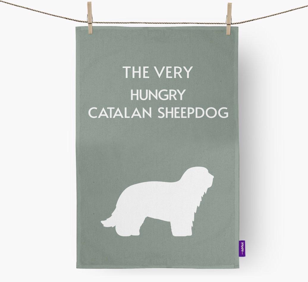'The Very Hungry...' - Personalized {breedFullName} Dish Towel