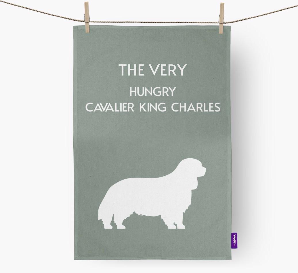 'The Very Hungry...' - Personalized {breedFullName} Dish Towel