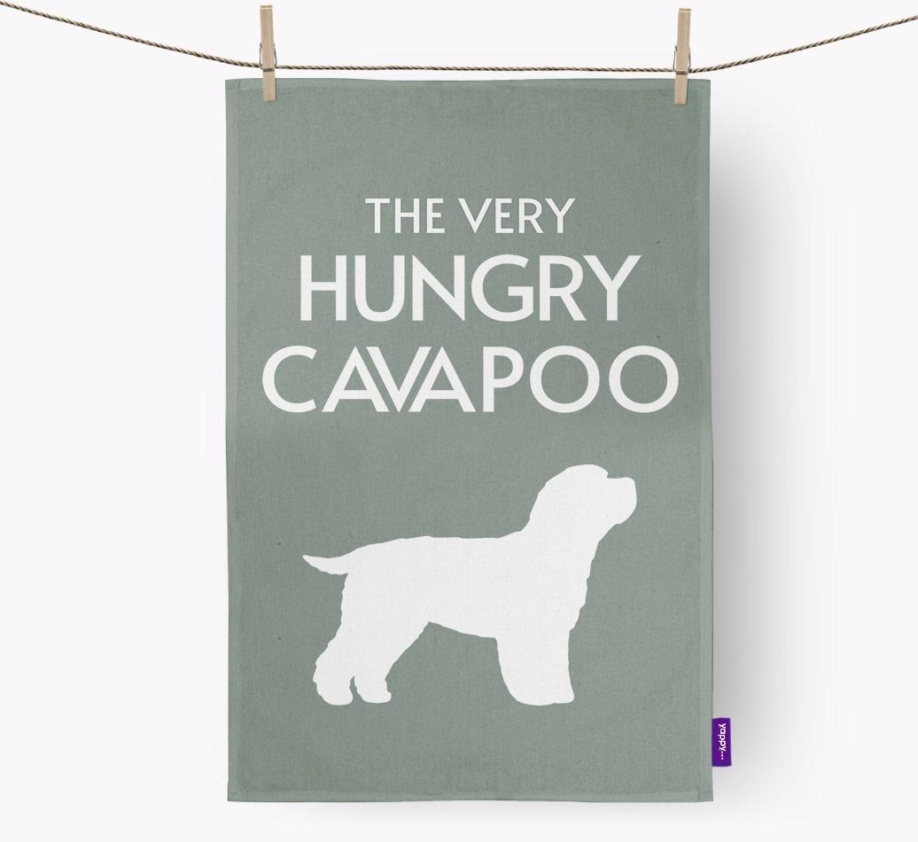'The Very Hungry...' - Personalized {breedFullName} Dish Towel