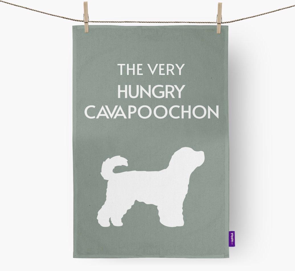 'The Very Hungry...' - Personalized {breedFullName} Dish Towel