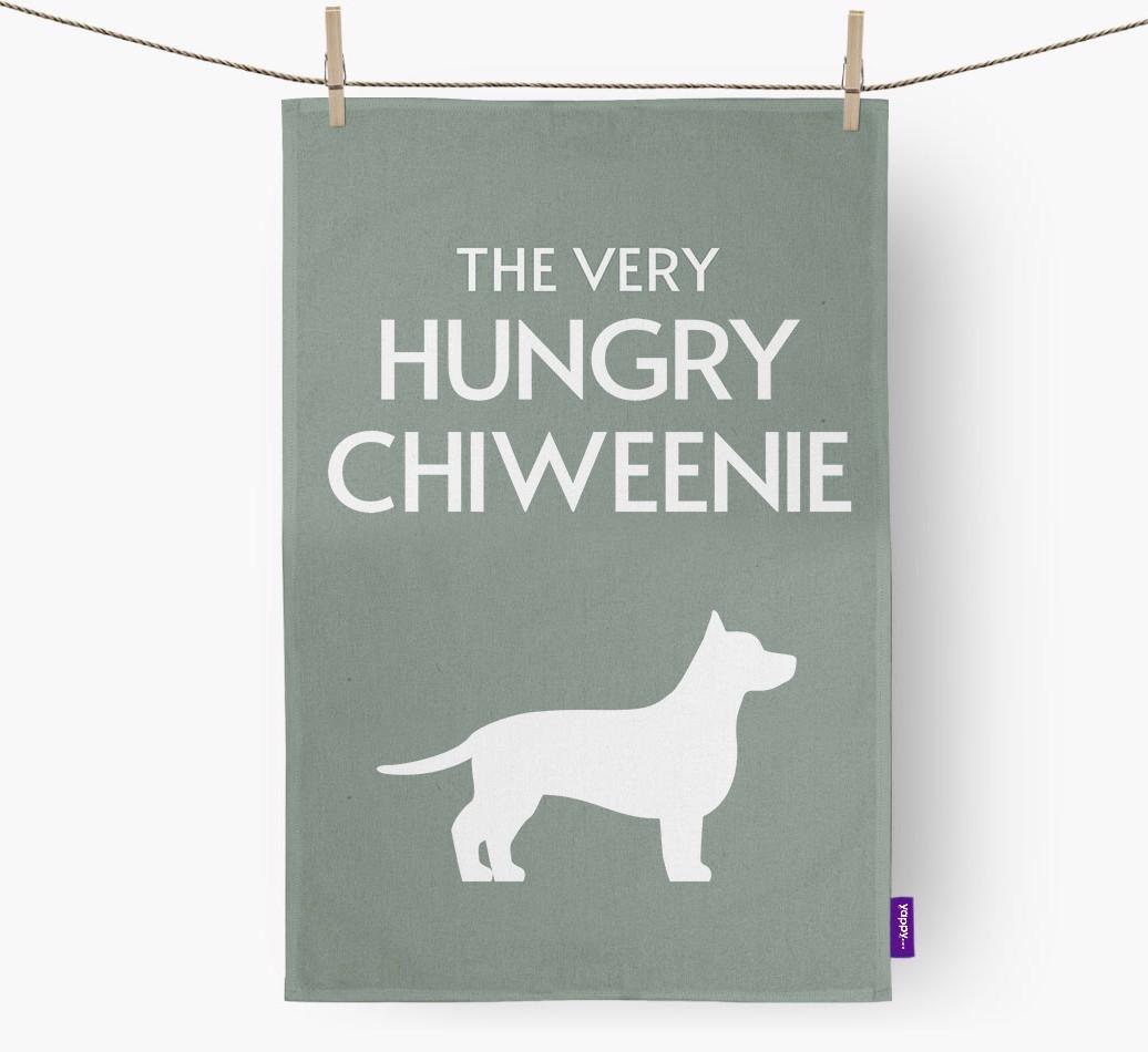 'The Very Hungry...' - Personalized {breedFullName} Dish Towel