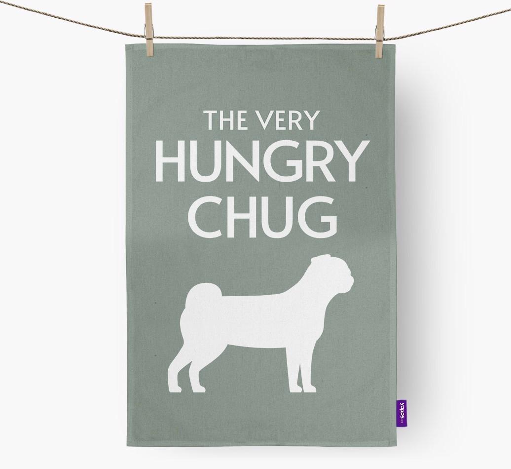 'The Very Hungry...' - Personalized {breedFullName} Dish Towel
