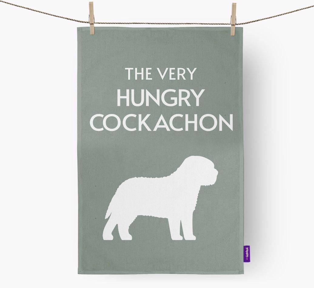'The Very Hungry...' - Personalized {breedFullName} Dish Towel