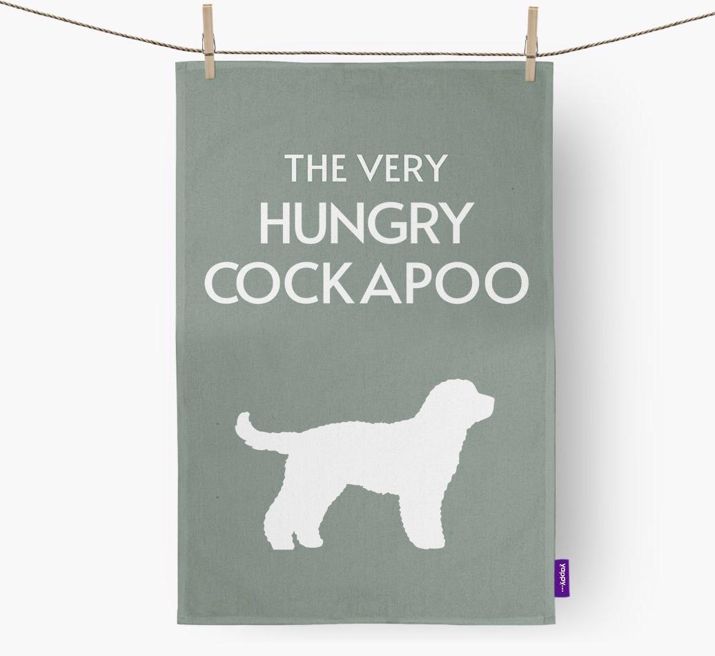 'The Very Hungry...' - Personalized {breedFullName} Dish Towel