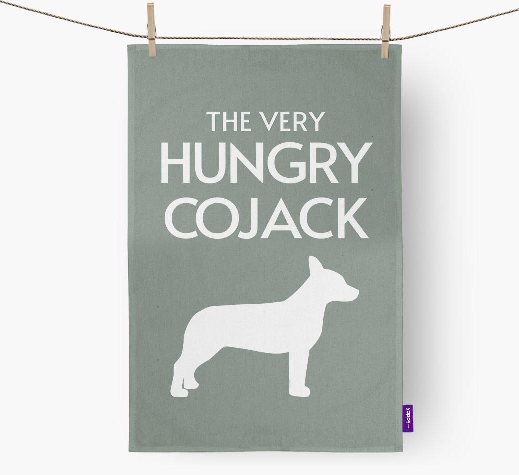 'The Very Hungry...' - Personalized {breedFullName} Dish Towel