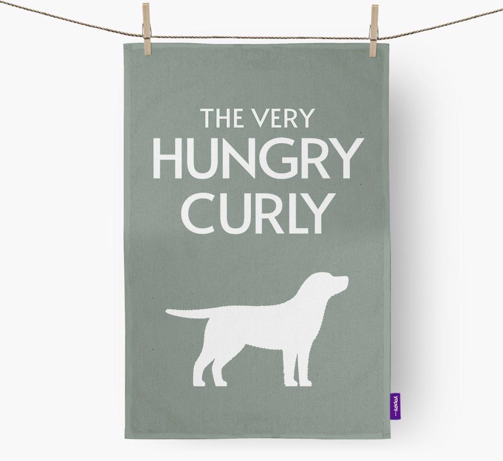 'The Very Hungry...' - Personalized {breedFullName} Dish Towel
