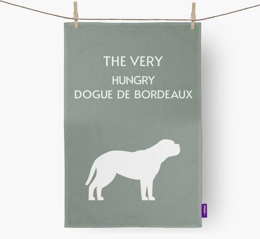 'The Very Hungry...' - Personalized {breedFullName} Dish Towel