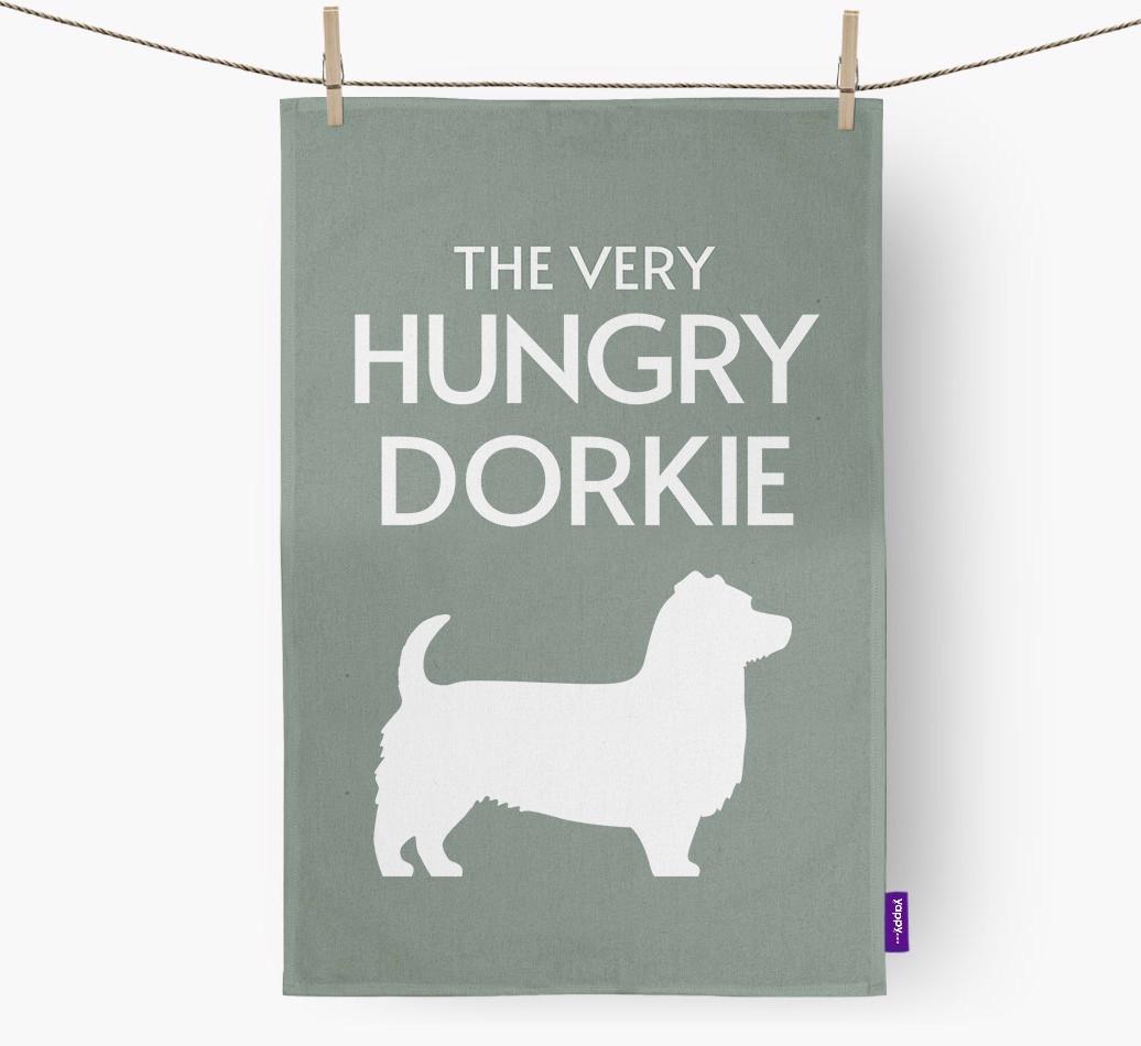 'The Very Hungry...' - Personalized {breedFullName} Dish Towel