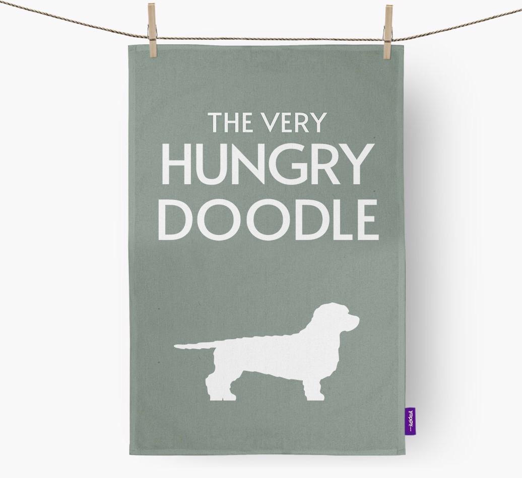'The Very Hungry...' - Personalized {breedFullName} Dish Towel