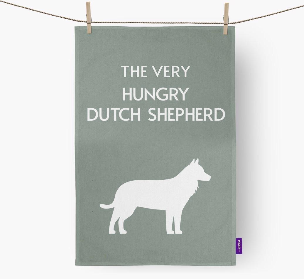 'The Very Hungry...' - Personalized {breedFullName} Dish Towel