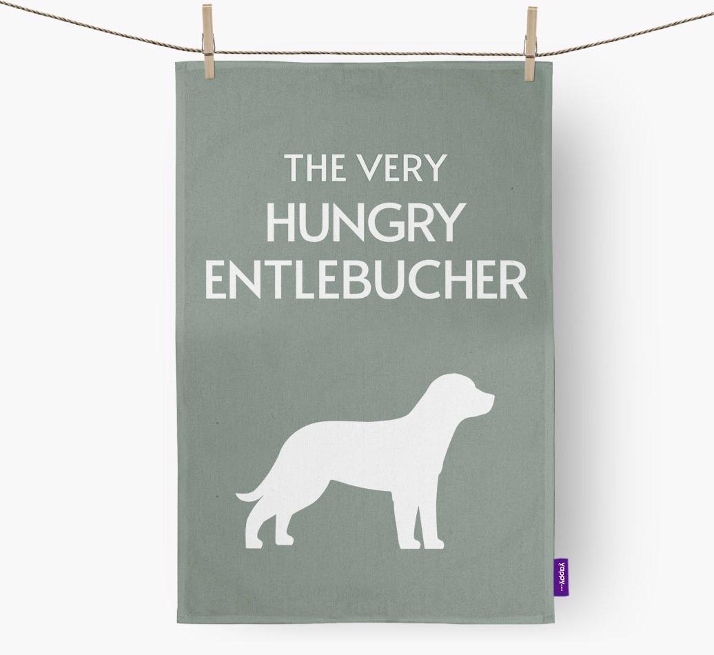 'The Very Hungry...' - Personalized {breedFullName} Dish Towel