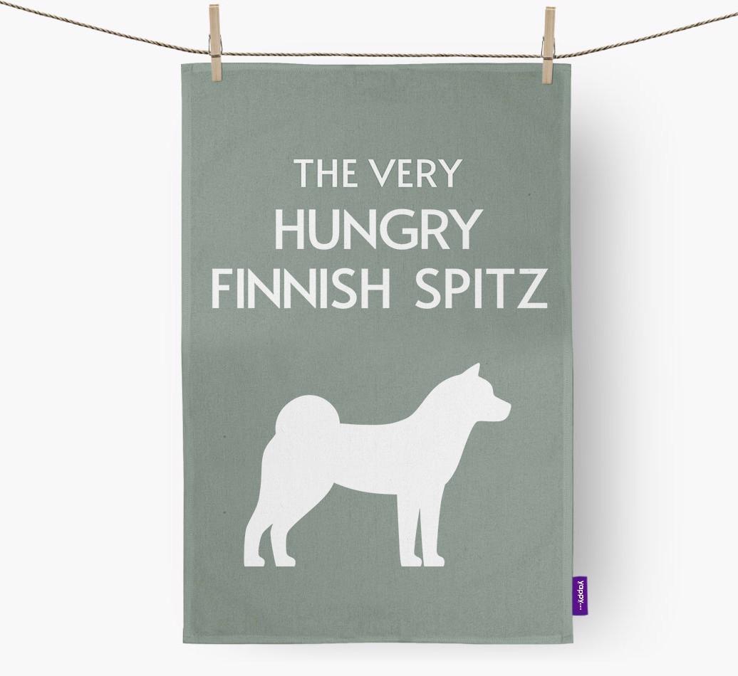 'The Very Hungry...' - Personalized {breedFullName} Dish Towel