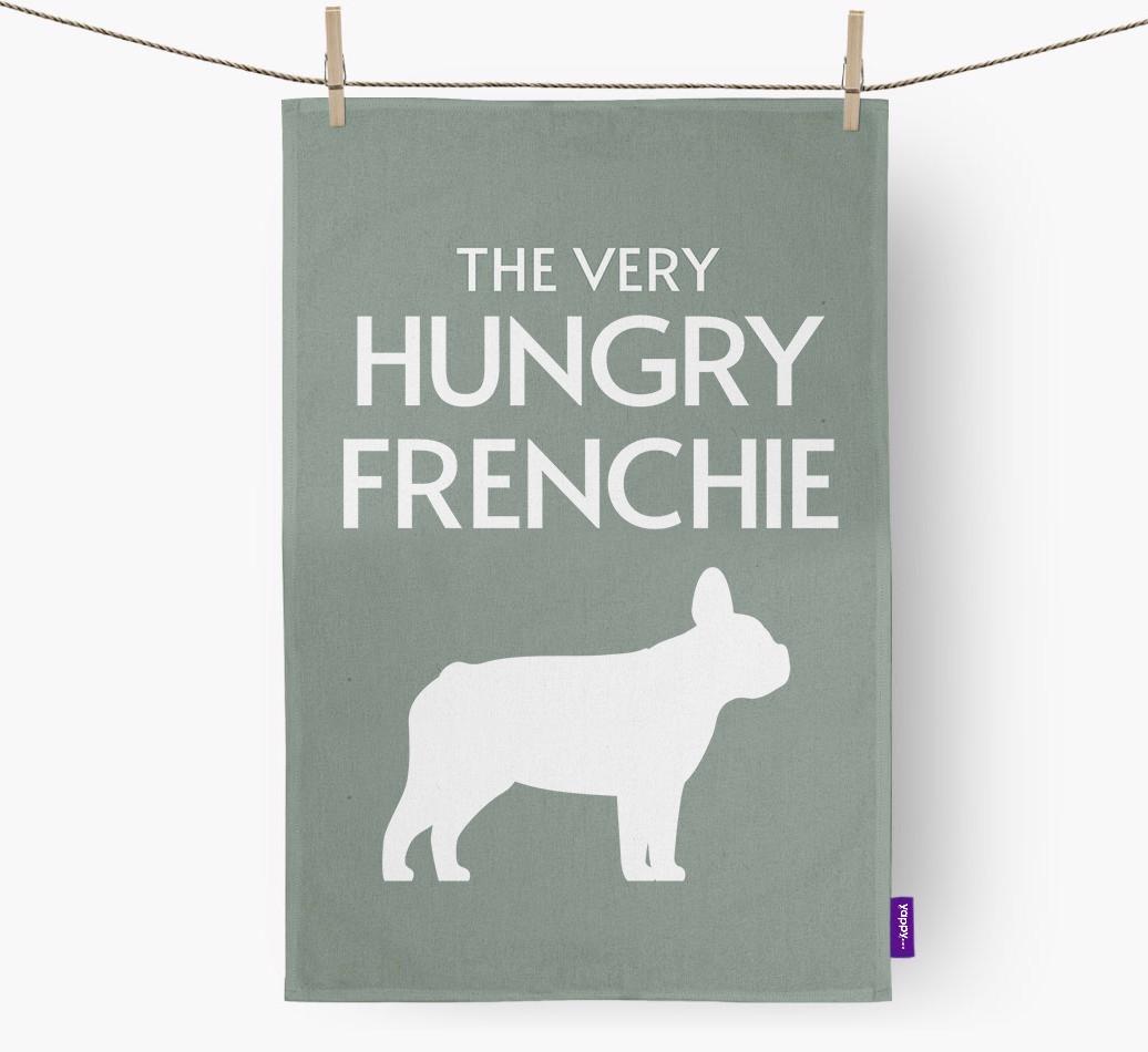 'The Very Hungry...' - Personalized {breedFullName} Dish Towel