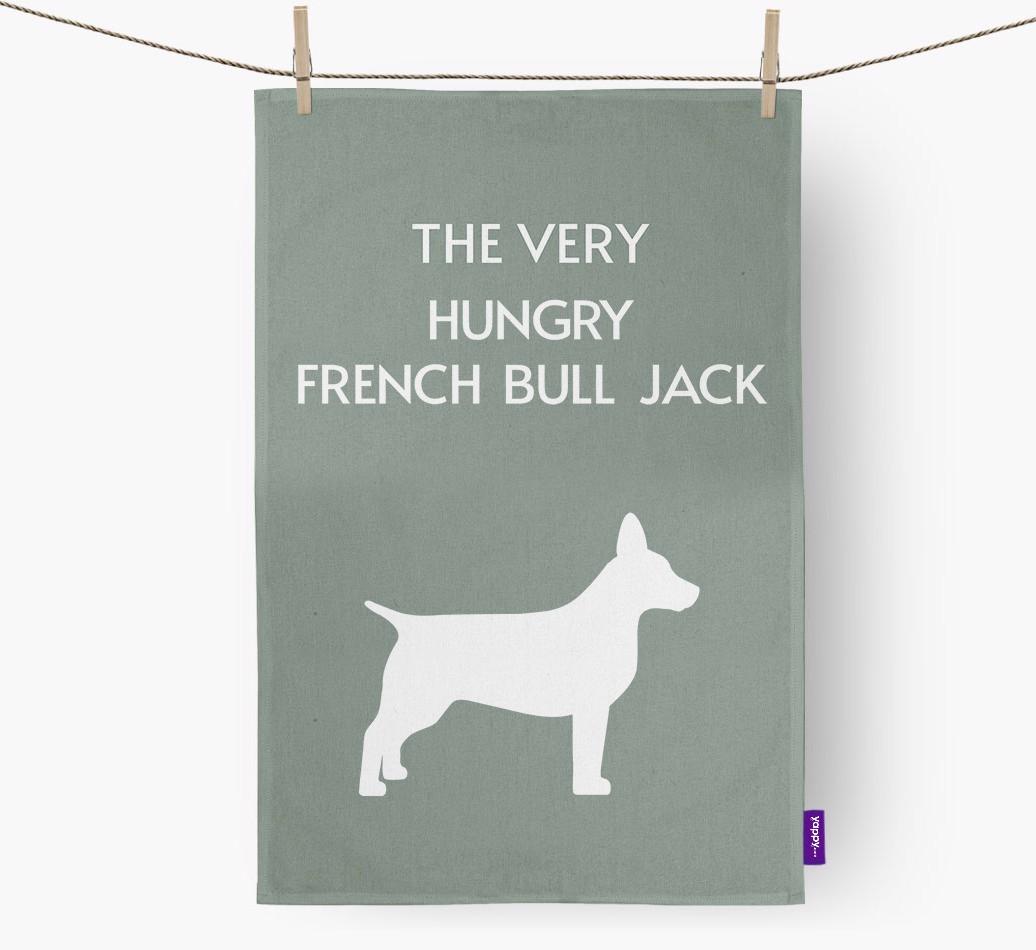'The Very Hungry...' - Personalized {breedFullName} Dish Towel