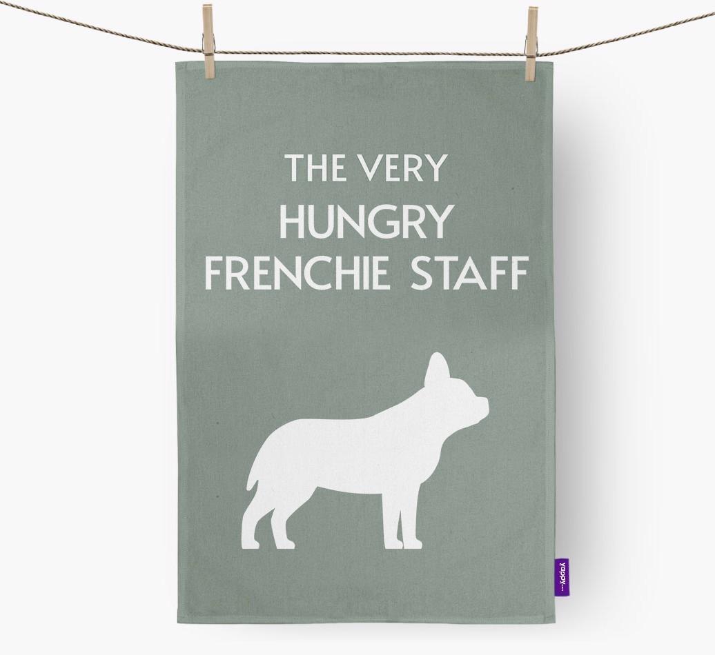 'The Very Hungry...' - Personalized {breedFullName} Dish Towel