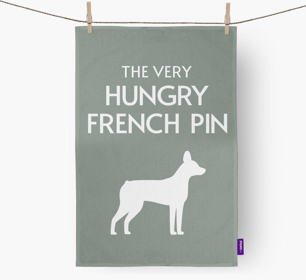 'The Very Hungry...' - Personalized {breedFullName} Dish Towel