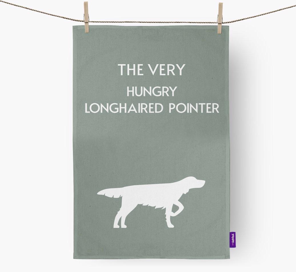 'The Very Hungry...' - Personalized {breedFullName} Dish Towel
