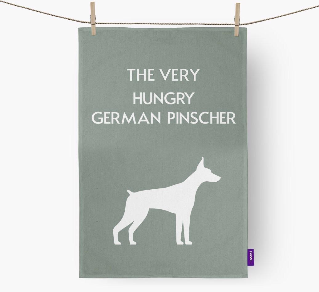'The Very Hungry...' - Personalized {breedFullName} Dish Towel