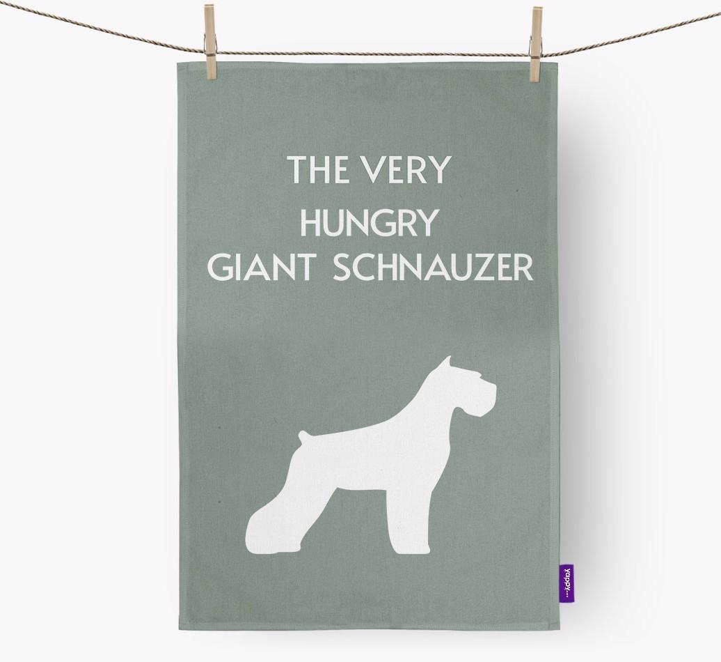 'The Very Hungry...' - Personalized {breedFullName} Dish Towel
