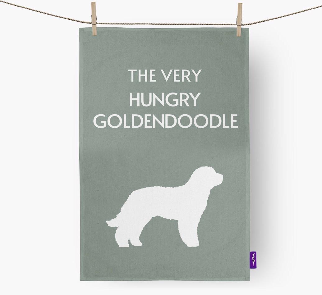 'The Very Hungry...' - Personalized {breedFullName} Dish Towel
