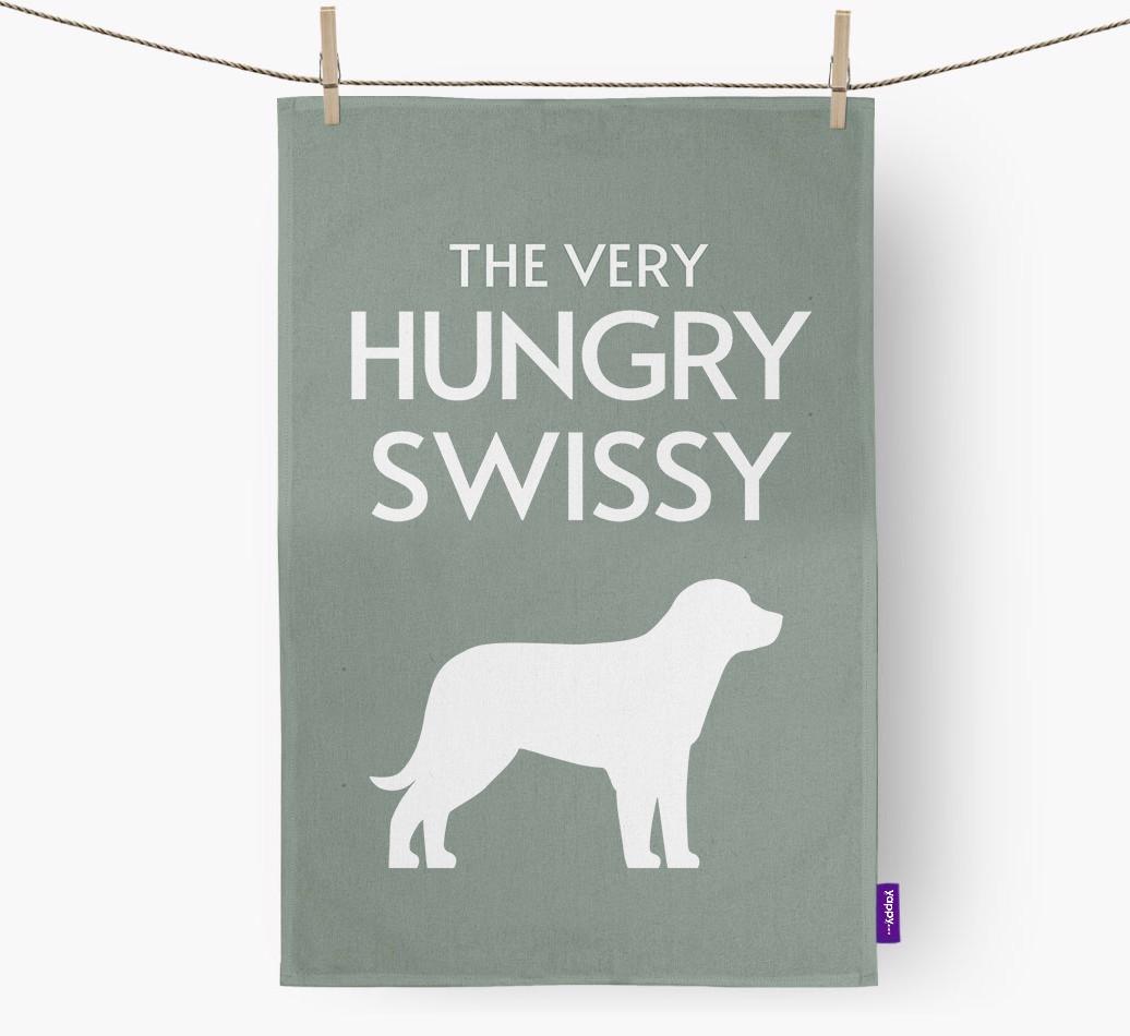 'The Very Hungry...' - Personalized {breedFullName} Dish Towel