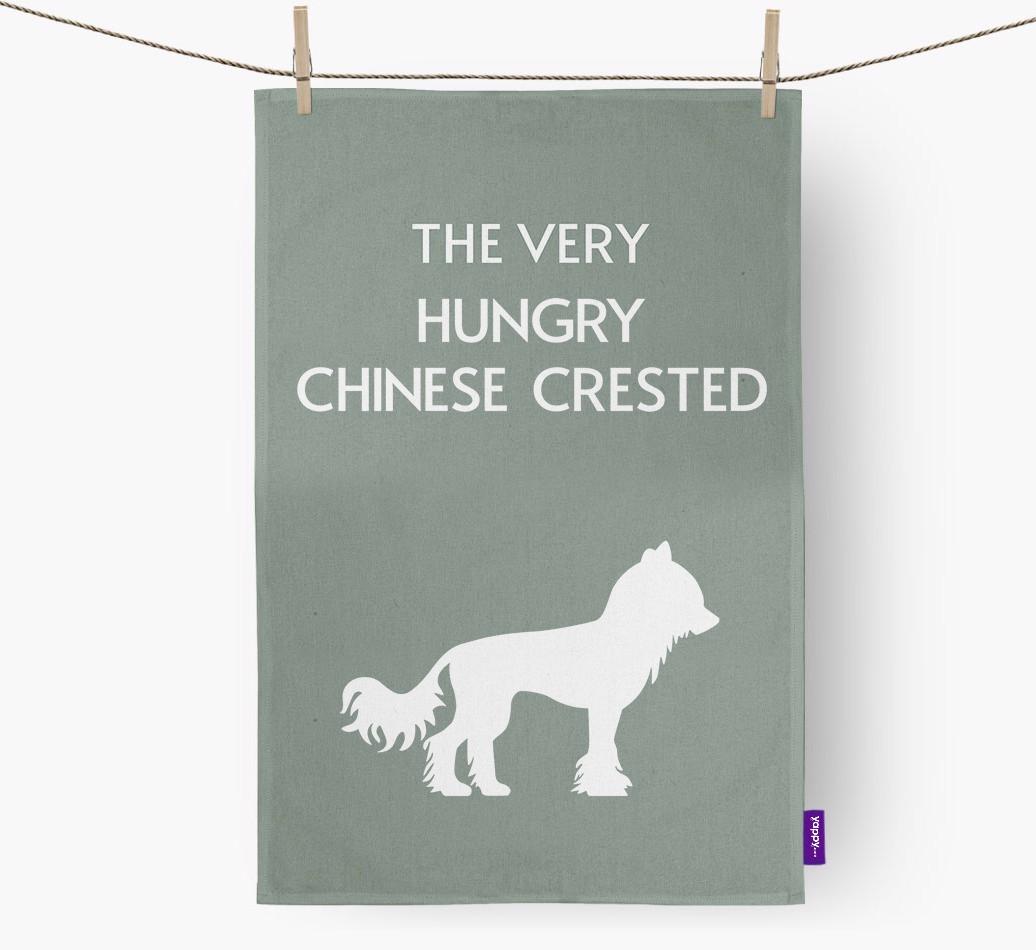 'The Very Hungry...' - Personalized {breedFullName} Dish Towel