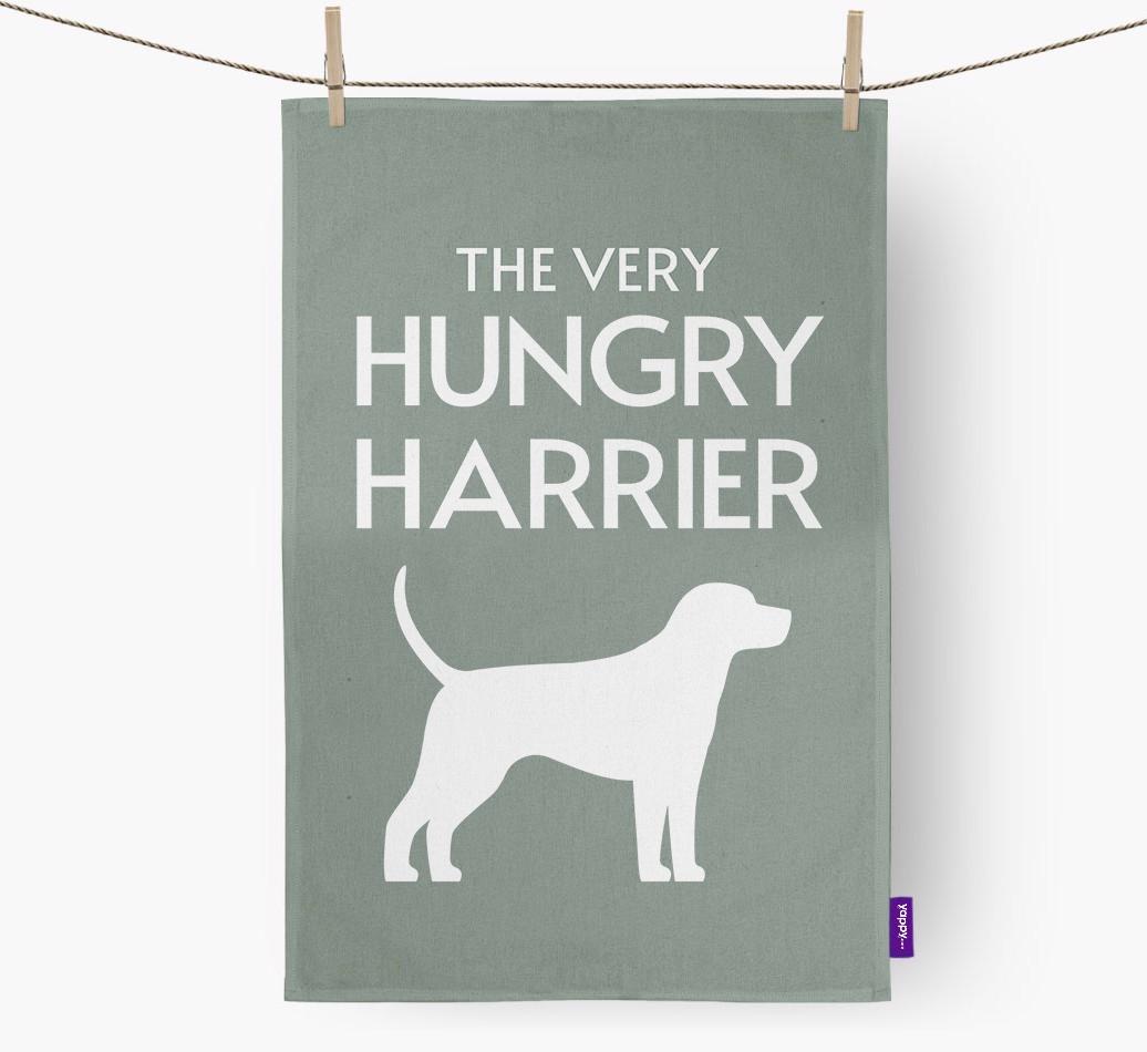 'The Very Hungry...' - Personalized {breedFullName} Dish Towel