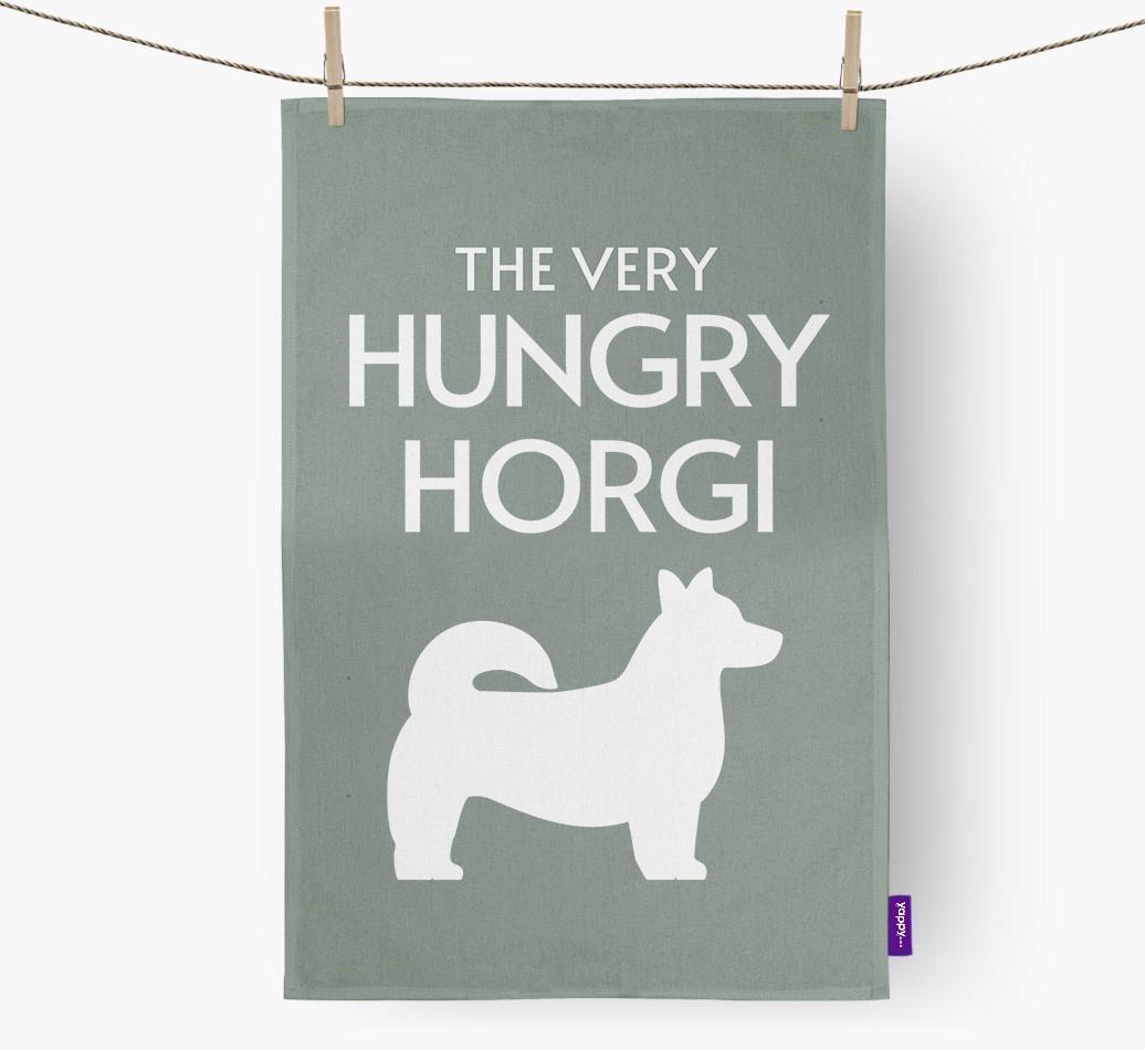 'The Very Hungry...' - Personalized {breedFullName} Dish Towel