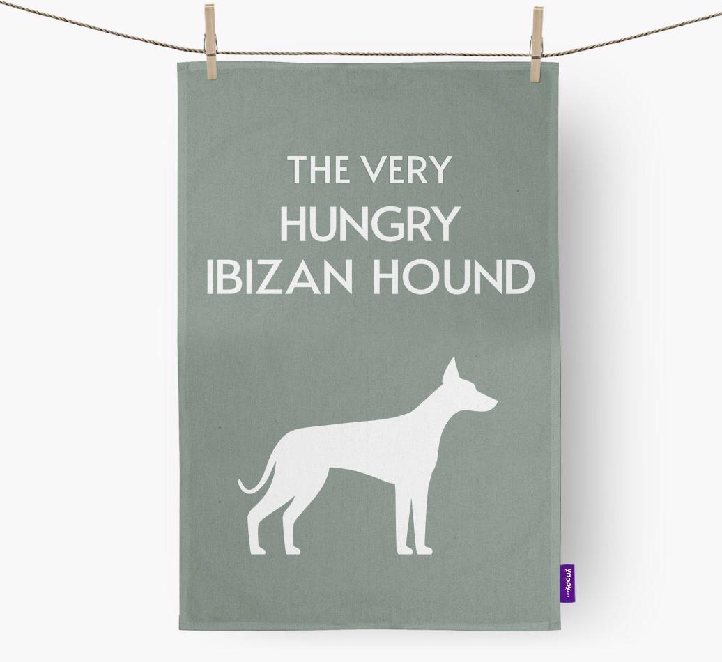 'The Very Hungry...' - Personalized {breedFullName} Dish Towel