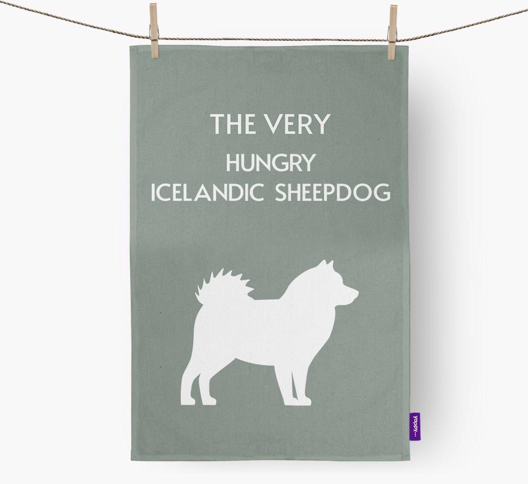 'The Very Hungry...' - Personalized {breedFullName} Dish Towel