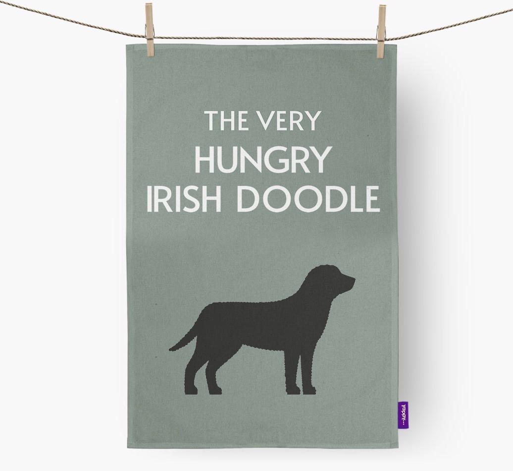 'The Very Hungry...' - Personalized {breedFullName} Dish Towel