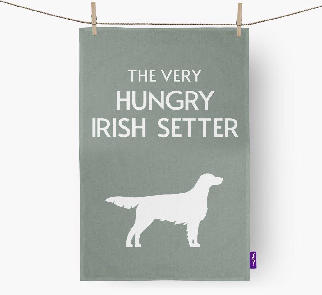 'The Very Hungry...' - Personalized {breedFullName} Dish Towel