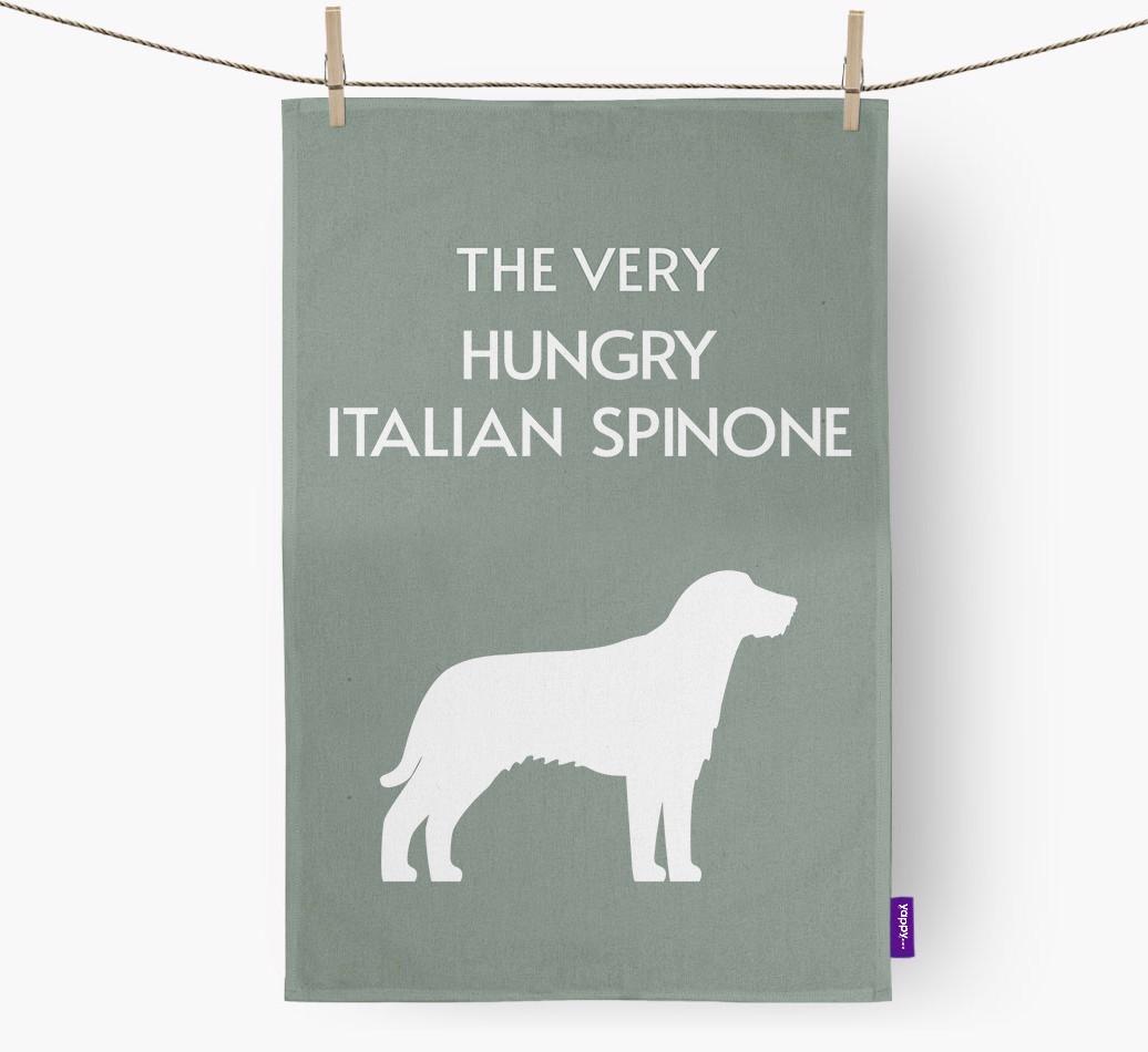 'The Very Hungry...' - Personalized {breedFullName} Dish Towel