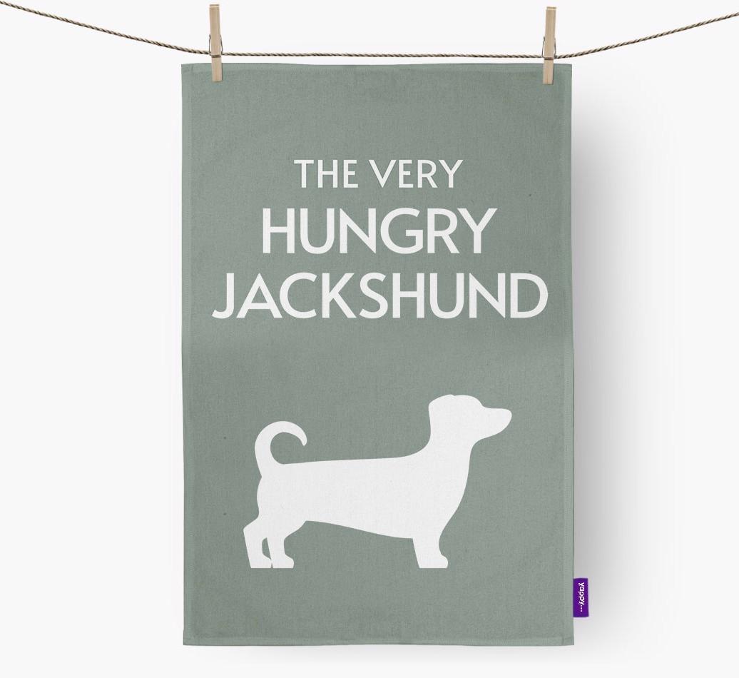 'The Very Hungry...' - Personalized {breedFullName} Dish Towel