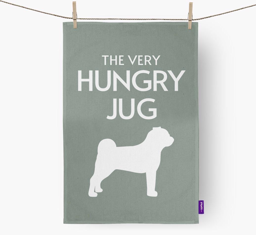 'The Very Hungry...' - Personalized {breedFullName} Dish Towel