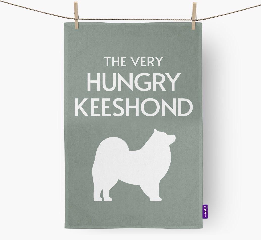 'The Very Hungry...' - Personalized {breedFullName} Dish Towel