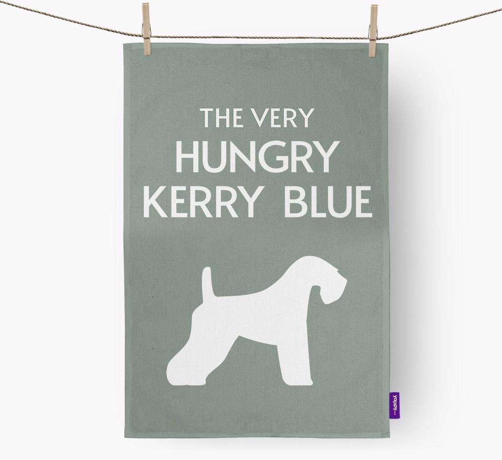 'The Very Hungry...' - Personalized {breedFullName} Dish Towel